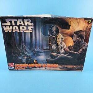 AMT Star Wars Encounter with Yoda on Dagobah Action Scene Model Kit NEW OPEN BOX
